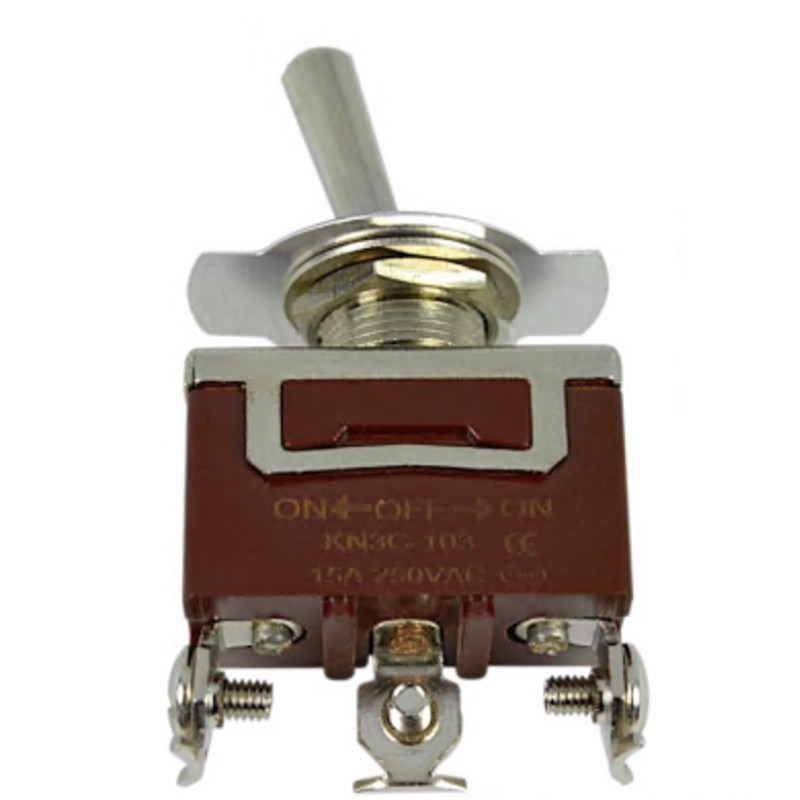 Тумблер LEMANSO LSW23 3pin + винты 3 положения с фиксацией ON-OFF-ON/KN3 C-103