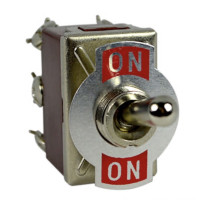 Тумблер LEMANSO LSW25 6pin + винты 2 положения с фиксацией ON-ON/KN3 C-202