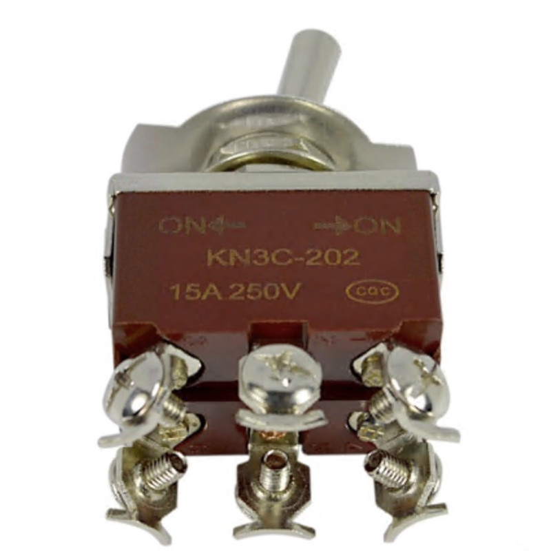 Тумблер LEMANSO LSW25 6pin + гвинти 2 положення з фіксацією ON-ON/KN3 C-202