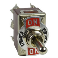 Тумблер LEMANSO LSW26 6pin + винты 3 положения с фиксацией ON-OFF-ON/KN3 C-203