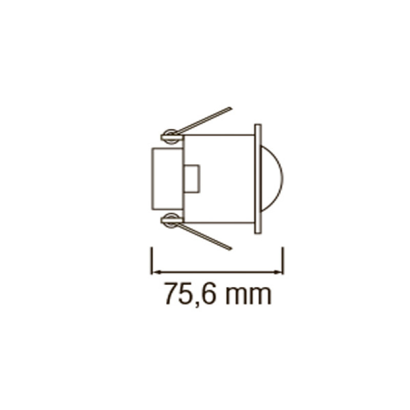 Датчик движения HOROZ 360 CORSA белый 088-001-0006-010