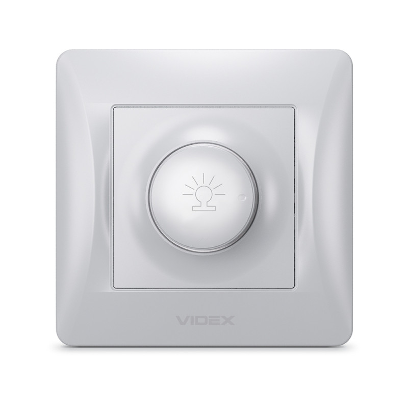 Димер 600 Вт BINERA срібний шовк (VF-BNDM600-CR)