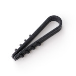 Дюбель ёлка круглая черная d-6мм APRO (100шт)