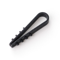 Дюбель ёлка круглая черная d-6мм APRO (100шт)