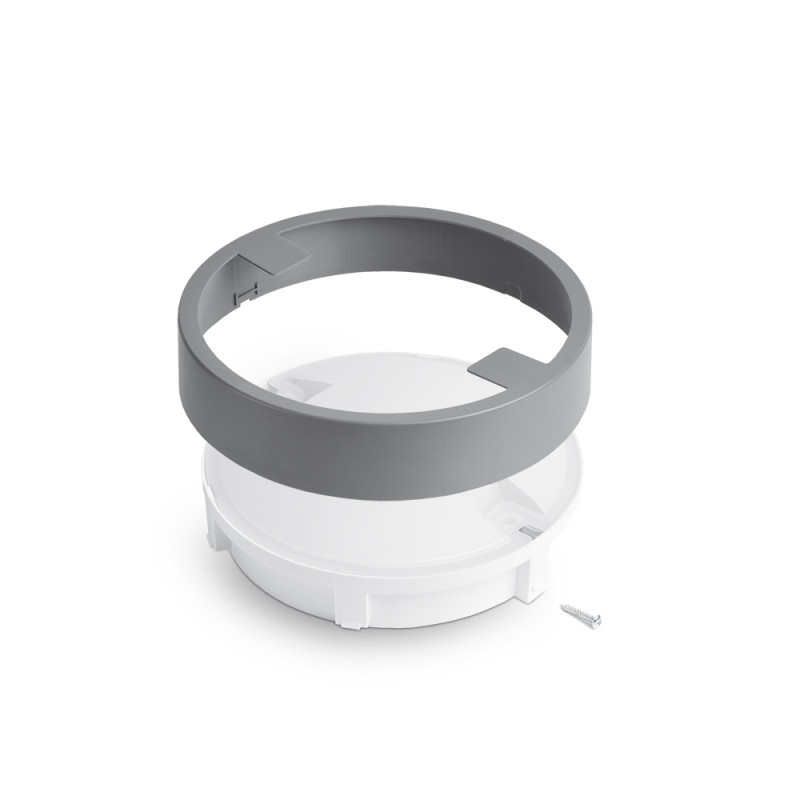 Світлодіодний зовнішній світильник VIDEX ART 18W 5000К 220V круглий сенсорний (VL-BH12R-185-S)