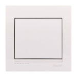 Выключатель одноклавишный LEZARD Deriy белый 702-0202-100