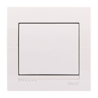 Вимикач одноклавішний LEZARD Deriy білий 702-0202-100