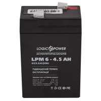 Аккумуляторная батарея свинцово-кислотная AGM LPM 6-4.5 AH LogicPower