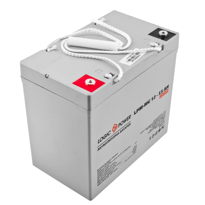 Аккумуляторная батарея мультигелевая AGM LPM-MG 12-55 AH LogicPower
