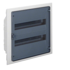 Щиток встроенный прозрачный на 36 (2х18) модулей HAGER VF218TD Golf