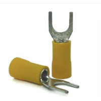 Кабельный наконечник АСКО-УКРЕМ вилочный в изоляции SV 5,5 х 8 (100шт)