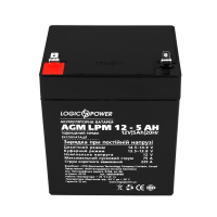 Аккумуляторная батарея свинцово-кислотная AGM LPM 12-5 AH LogicPower