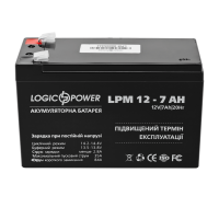 Аккумуляторная батарея свинцово-кислотная AGM LPM 12-7 AH LogicPower