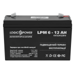 Аккумуляторная батарея свинцово-кислотная AGM LPM 6-12 AH LogicPower
