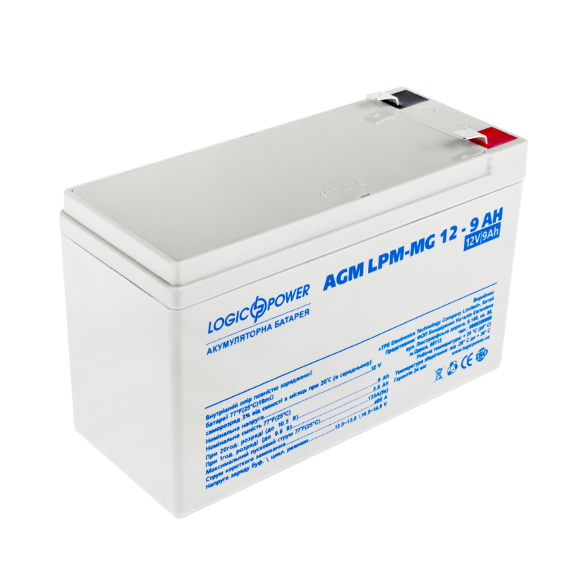 Аккумуляторная батарея мультигелевая AGM LP-MG 12-9 AH LogicPower
