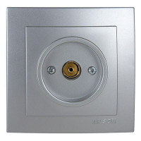 Розетка телевізійна прохідна NILSON Touran Срібло 24131028