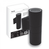 Архитектурный светильник FERON DH0702 2хE27 черный 06294