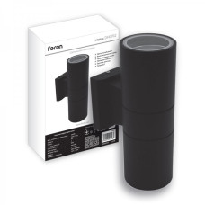 Архитектурный светильник FERON DH0702 2хE27 черный 06294