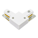 Коннектор для соединения шинопроводов FERON LD1001 угловой белый 10315