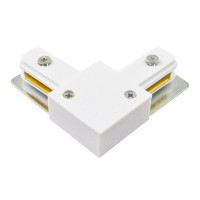 Коннектор для соединения шинопроводов FERON LD1001 угловой белый 10315