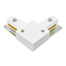 Коннектор для соединения шинопроводов FERON LD1001 угловой белый 10315