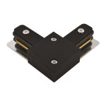 Коннектор для соединения шинопроводов FERON LD1001 угловой черный 10321