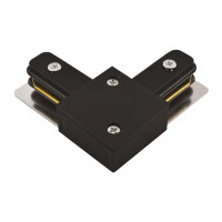 Коннектор для соединения шинопроводов FERON LD1001 угловой черный 10321