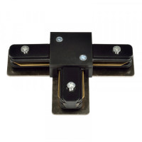 Коннектор для соединения шинопроводов FERON LD1003 Т-образный черный 10333