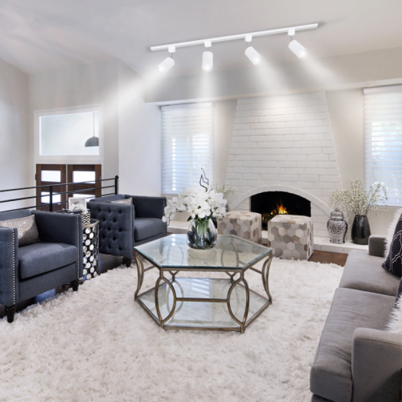 Трековый светодиодный светильник FERON AL155 MR16 GU10 белый 32473