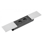 Удлинитель встроенный GTV PRESTINO 2x роз. schuko серебряный 1,5м AE-PB2SPRES-53