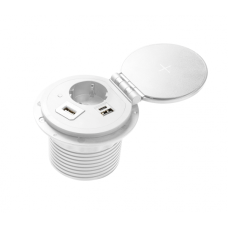 Удлинитель встроенный GTV CHARGER PLUS 1 роз. schuko 1,5 м AE-BPW1SACP-10