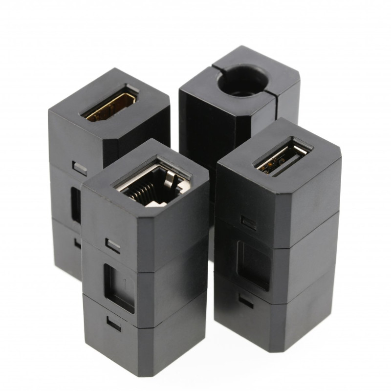 Подовжувач вбудований GTV CHARGER PLUS USB A+C HDMI RJ45 1,5м AE-BPW1SACP-20