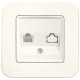 Розетка телефонная VIKO Rollina крем 90421013