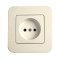 Розетка одинарная б/з VIKO Rollina крем 90421007