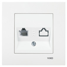 Розетка компьютерная VIKO Karre белая 90960032