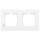 Рамка двойная горизонтальная VIKO Karre белая 90960201