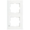 Рамка двойная вертикальная VIKO Karre белая 90960221