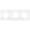 Рамка тройная горизонтальная VIKO Karre белая 90960202