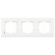 Рамка тройная горизонтальная VIKO Karre белая 90960202