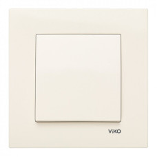 Выключатель одноклавишный VIKO Karre крем 90960101