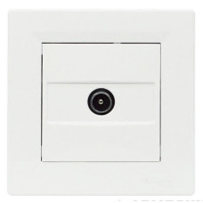 Розетка проходная телевизионная (8дБ) SCHNEIDER Asfora белая EPH3200321