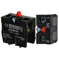 Блок-контакт ZB2-BE102 (NC) для кнопочных постов АСКО-УКРЕМ A0140010028