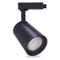 Трековый светодиодный светильник FERON AL100 COB 8W 640LM 4000K IP40 черный 29614