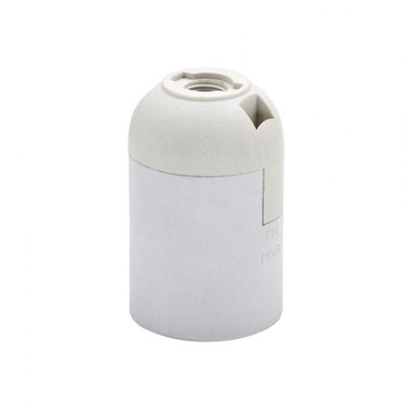 Патрон Е27 пластик без резьбы VL258 белый Violux  094-002-0002-010