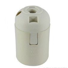 Патрон Е27 пластик без резьбы VL258 белый Violux  094-002-0002-010