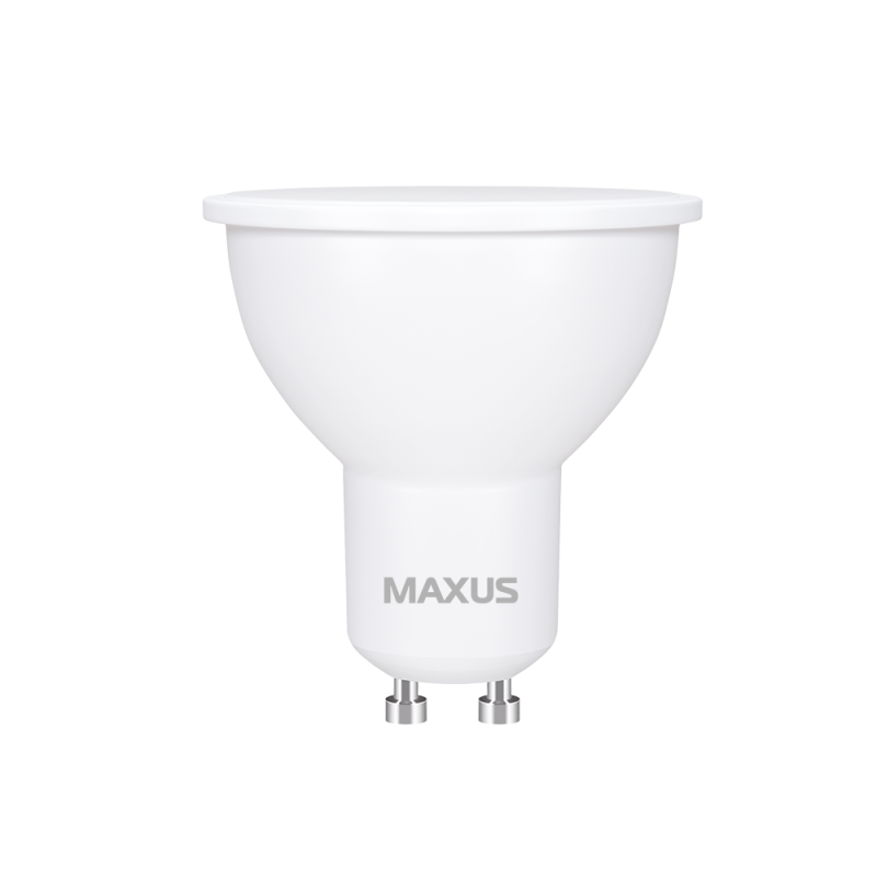 Светодиодная лампочка MAXUS 7W 3000K 220V GU10 1-LED-721