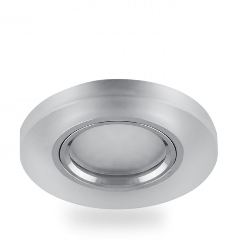 Встраиваемый точечный светильник FERON CD8060 MR16 з LED подсветкой матовый 32570