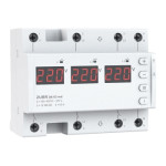 Реле напряжения 3ф 63А D6-63 RED ZUBR 4820120222153