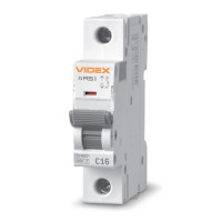 Автоматичний вимикач VIDEX RS6 1п 16А 6кА С RESIST (VF-RS6-AV1C16)