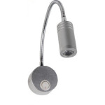 Подсветка для картин и зеркал HOROZ TURNA 3W 4200K серебро цилиндр 040-007-0003-010